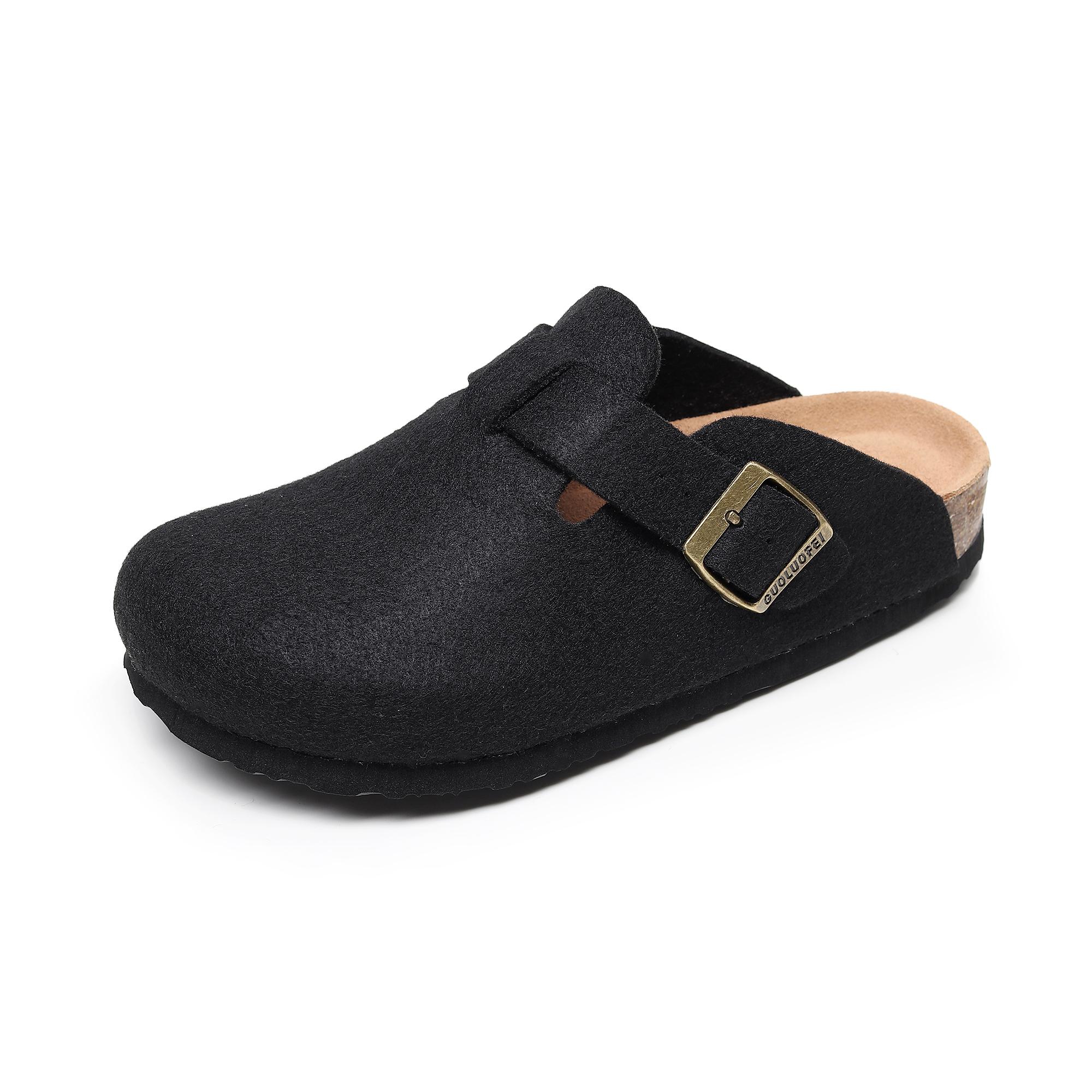 

Новые модные женские сабо без застежек, туфли-картошки, кожаные мюли, сандалии с пробковой стелькой и поддержкой свода стопы 45