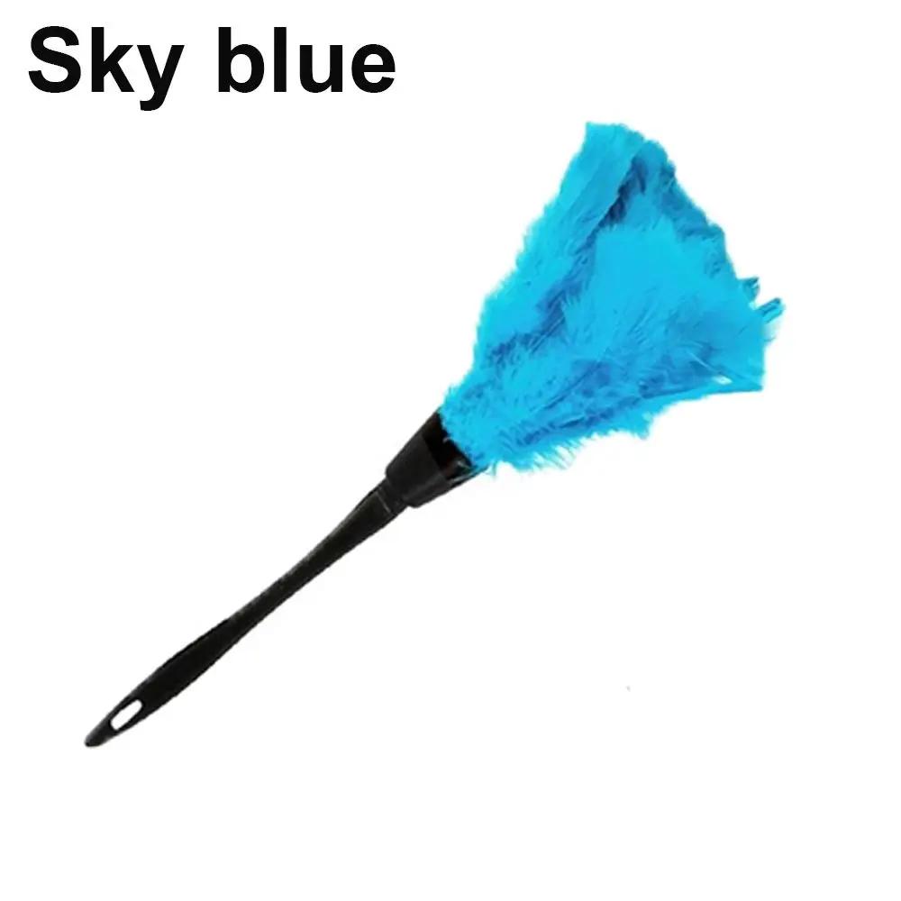 Handhold Portable Turkey Feather Duster Anti-static Cleaning Dust Car Dashboard Cleaner Tools