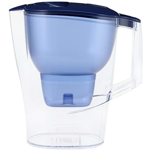 BRITA Aluna XL Water Filter, Blue, 1.75L Filtered Water Capacity, 3.5L Total Capacity, Includes One Maxtra Plus Cartridge [Official Japanese Product]