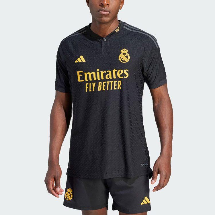 Adidas Real Madrid Soccer Jersey Men's Black IQ4923