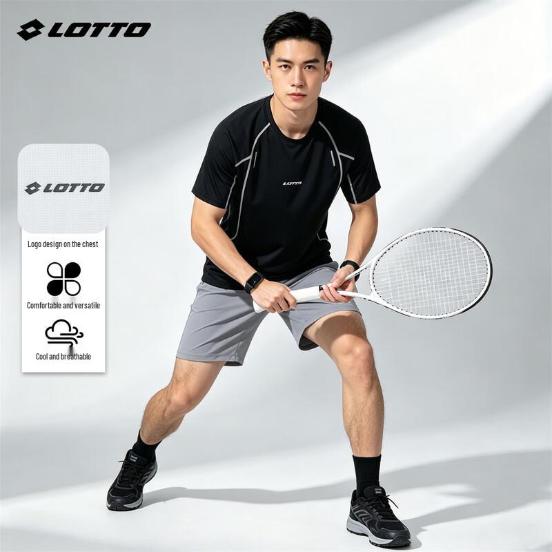 

LOTTO Men s Cooling Quick-Dry Short Sleeve T-Shirt M