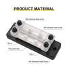 8 Terminal Bus Bar 150A BusBar Block with Cover Ground Distribution Power Distribution Terminal Block for w/ 8 M6 Screws