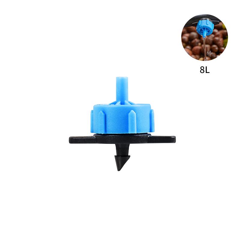 2L4L8L Dripper: Small Tube Outflow Stabilizer, Washable Pressure Compensator for Agricultural Drip Irrigation