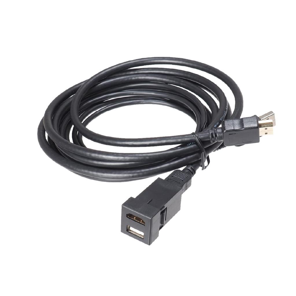 BeatSonic Extension Cable for Transforms a Spare Switch Hole Into a Input Port for Size USB/HDMI Toyota/Daihatsu Vehicles. USB/HDMI Factory-quality