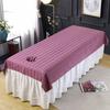Anti Wrinkle Beauty Massage Bed Sheets Spa Salon Couch Bed Sheet With Face Hole Reusable Breathable Solid Color Bedspread