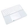   Keyboard with Touchpad Multifunctional Quiet Typing Rechargeable Foldable 64 Key Keyboard for Laptop Tablet