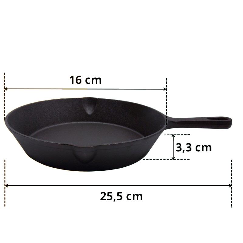 Patelnia Żeliwna 16Cm