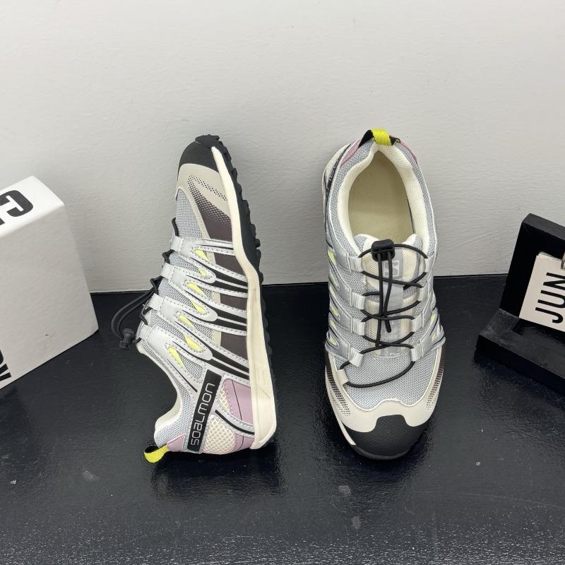 Leather Leisure Sports Thick Bottom Mountaineering Big Head Outdoor Soft Bottom Lightweight Breathable Daddy Shoes Women