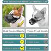 Adjustable Soft Mesh Dog Muzzle with Secure Straps, Suitable for Small, Medium, and Large Breed Dogs