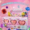 Archaeological Excavation Gemstones Kit Love Heart Handmade Excavation Treasure Fossils Toy Kids Science Kit Mining Kit