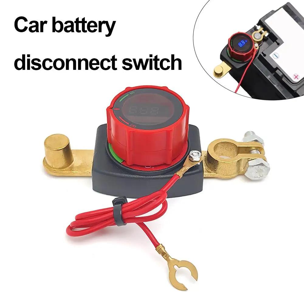 

Top Post Battery Disconnect 12V-48V With LED Voltmeter DC 5-60V Battery Kill On/Off Battery Cut Off For Car G7D4 червоний