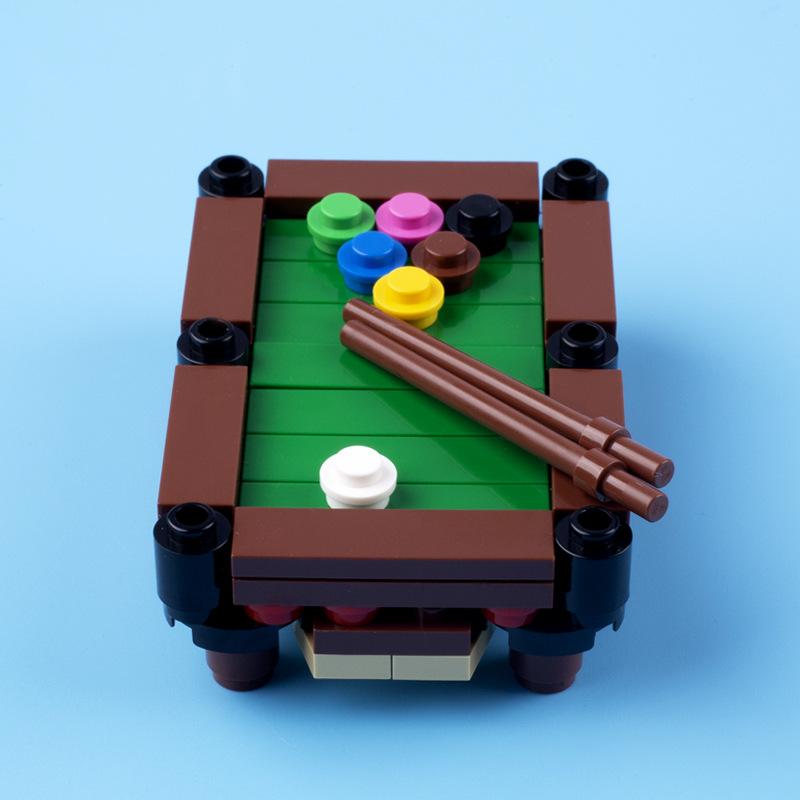 MOC Bricks Accessories City Supermarket Shop Store Building Blocks Street View Drink Food Vegetable Food Dessert Blocks Printed