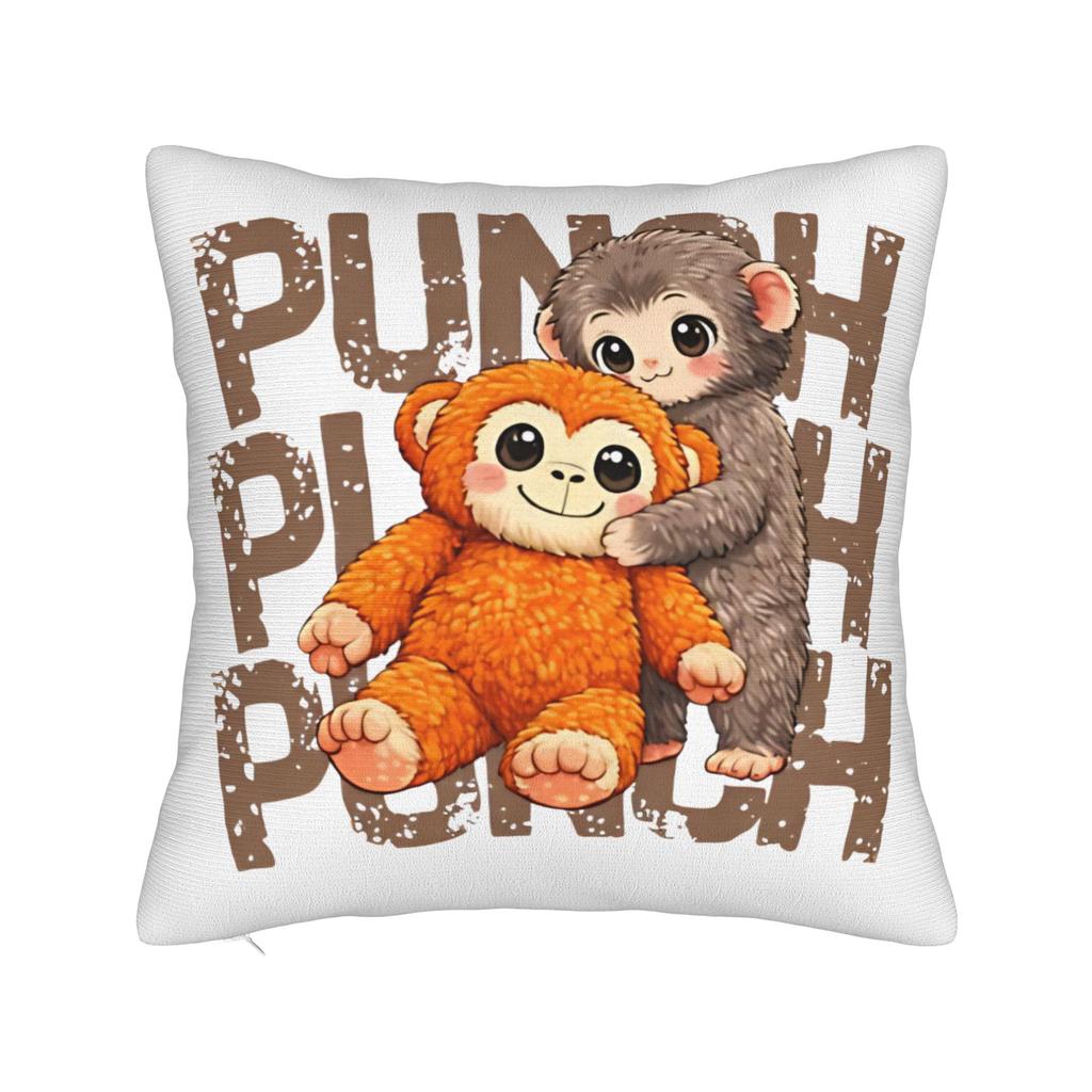 Punch Monkey Pillow Case  Cute Funny Pillow Cover Soft Pillowcases For Sofa Bedroom Home Decor