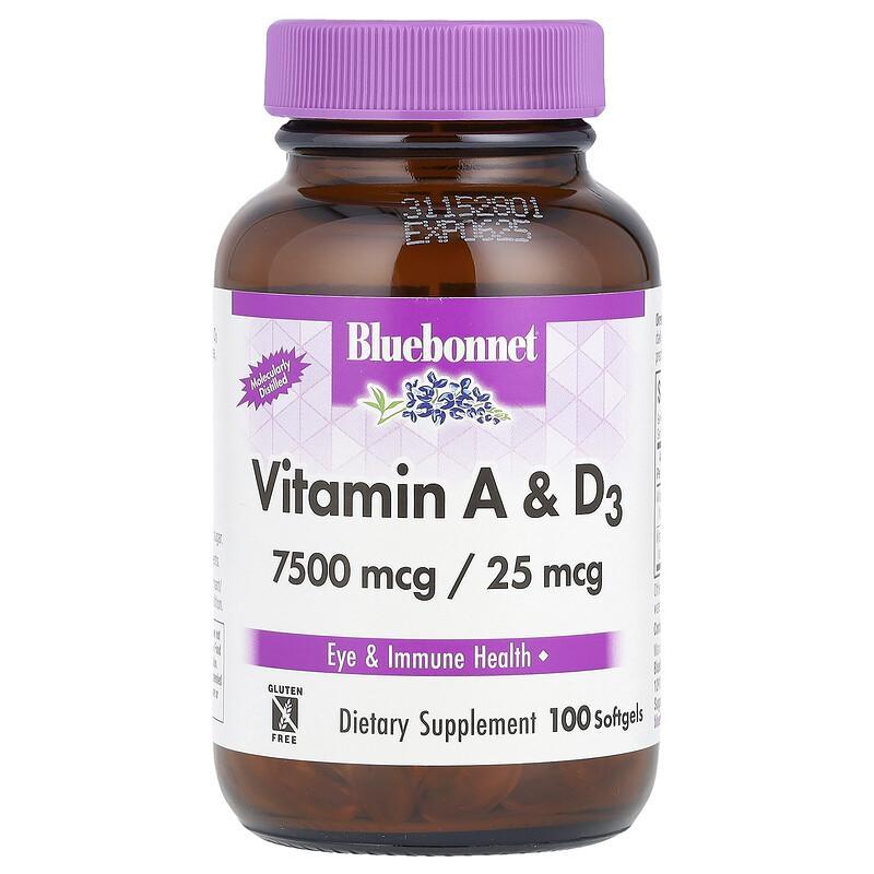 Vitamin A & D3, 100 Softgels