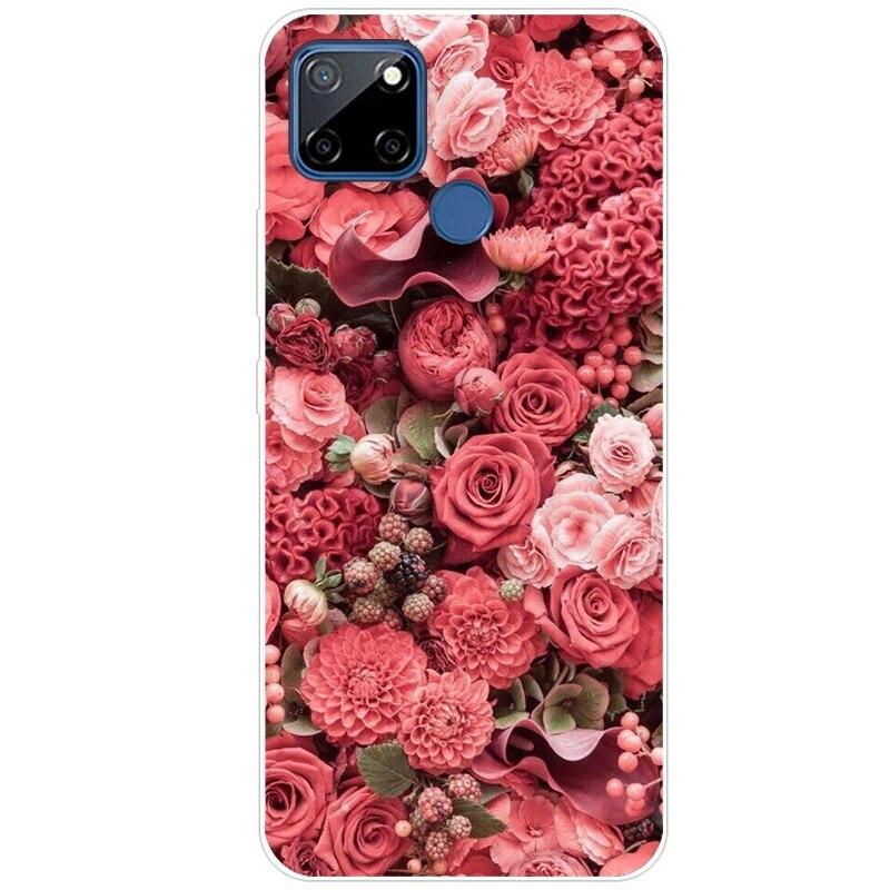Чехол для Realme 7i RMX2193, 6,5 дюйма, силиконовый мягкий чехол из ТПУ для OPPO Realme C12, чехол для телефона, задняя крышка Realme7i RMX2103, Fundas
