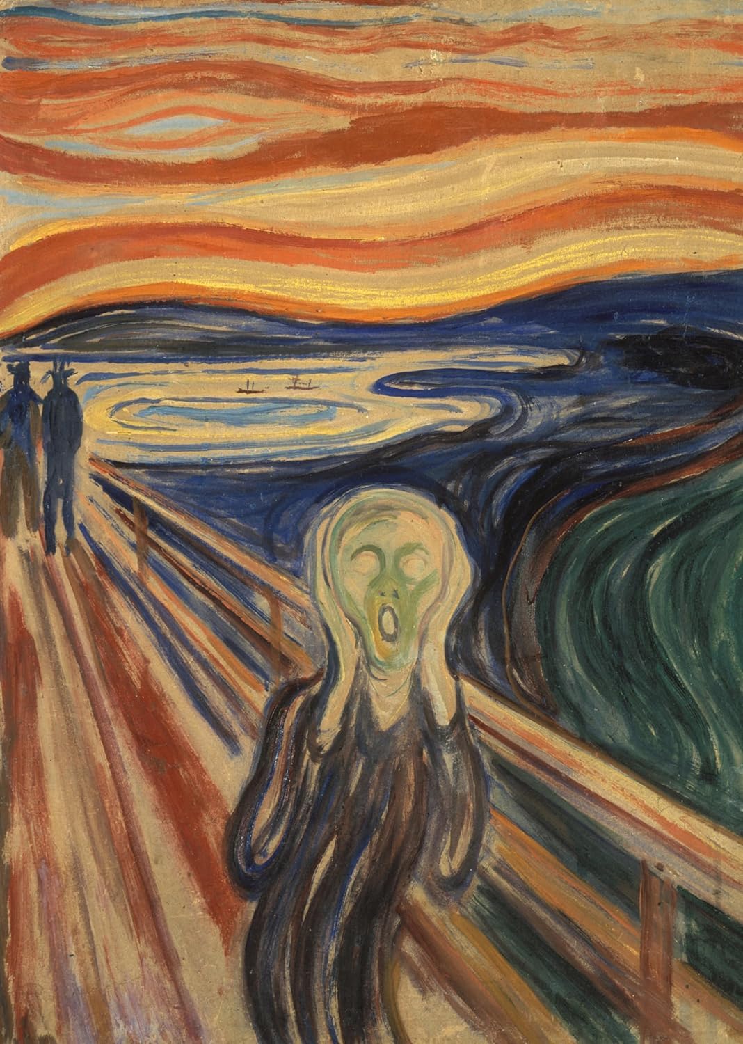 

Jigsaw Edvard The B5 70 pieces puzzle Munch, Scream, size,