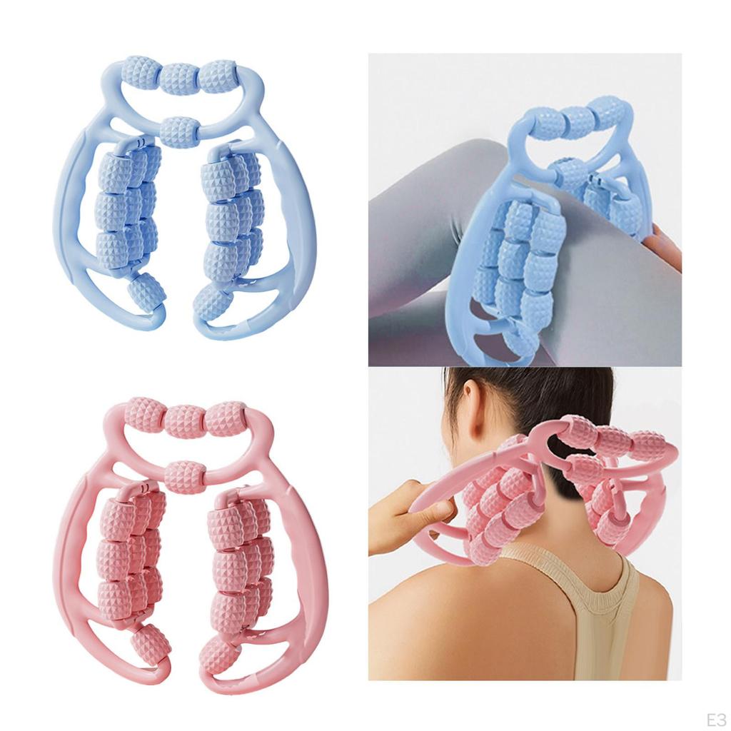 Leg Massage Roller 24 Point Muscle Handheld Degree Thigh Deep Tissue for Yoga