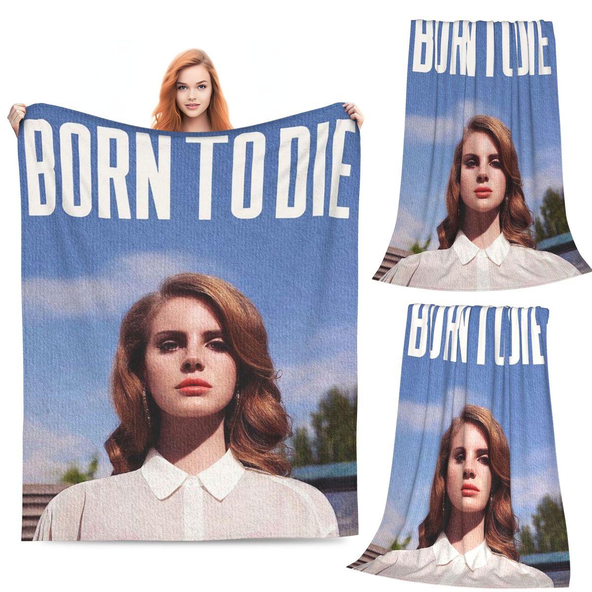 

Lana Del Rey Blankets Soft Warm Flannel Throw Blanket Bedspread for Bed Living room Picnic Travel Home Couch 80x120cm