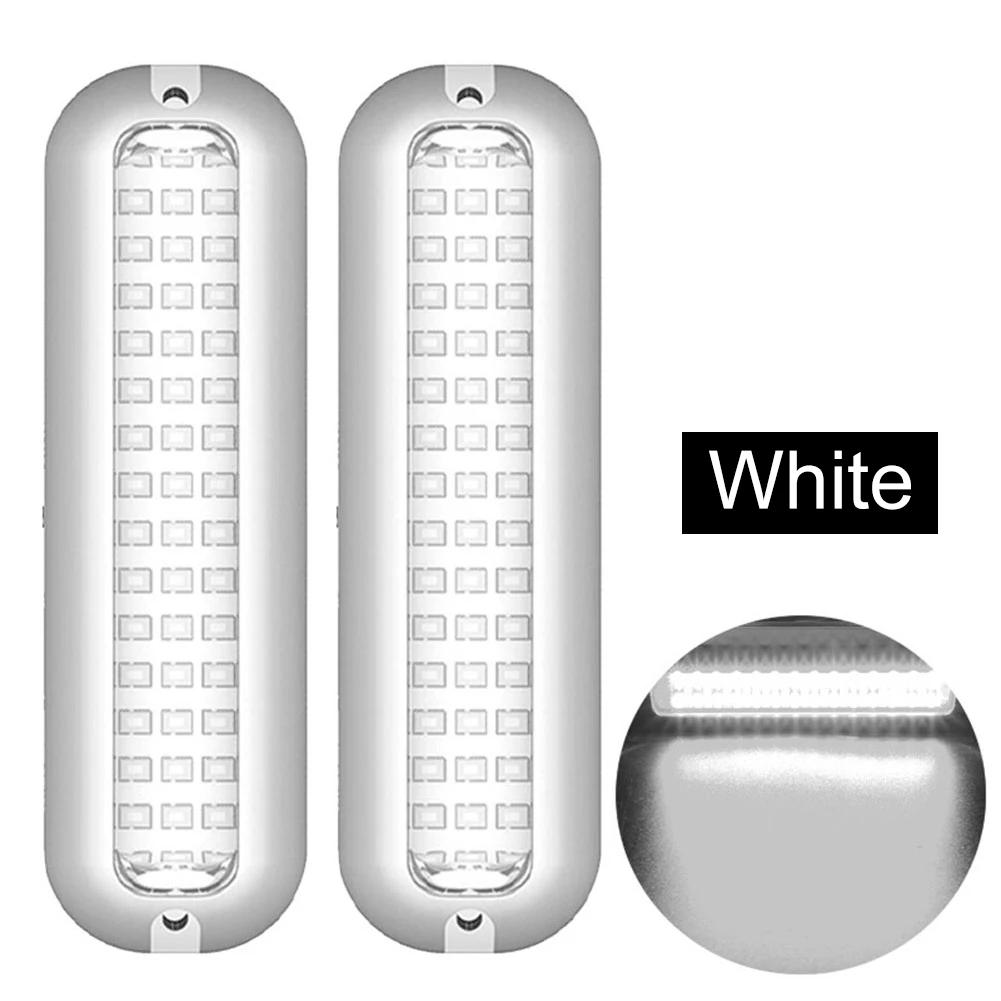 2Pcs 5 Inch 42 LEDs Universal Waterproof Navigation Boat Light For Truck Boat Stern Anchor Lamp Marine Boat Sailing Signal Light