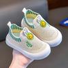 Spring and Autumn Children's Breathable Mesh Shoes Non-slip Fly-woven Shoes Soft-soled Non-slip Baby Shoes One-pedal Casual Shoes