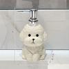 400ml soap dispenser small dog ceramic press bottle hand sanitizer bottle household bathroom creative dispensing bottle