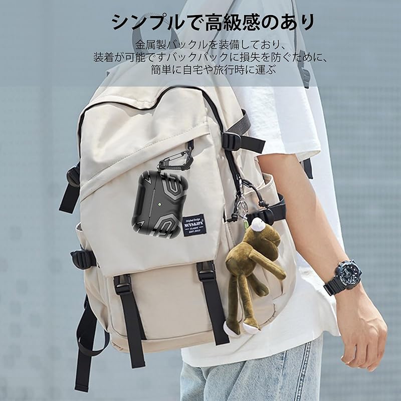 KANOYO For AirPods 4th generation Case(2024) TPU material protective case toughness design Separate type protective cover lightweight Shockproof Loss