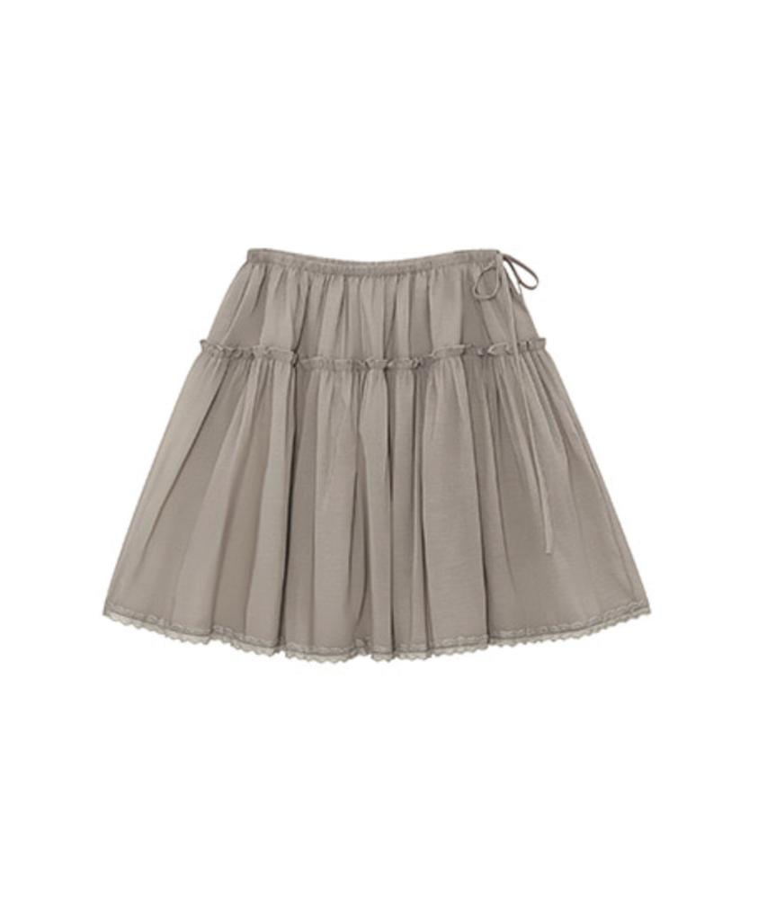 Eilubeu Shirred Tiered Skirt Aasgsk107B