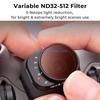 Y5GD Variable ND Lens Filters 2-5 Stops / 5-9 Stops Screen Protector Optical Glass Filter for Mini 3 Accessory