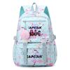 Anime K-Pop Demon Hunters Printed Backpack Large Capacity Waterproof Bookbag Student Boy Girl Schoolbag Outdoor Laptop Travel Bag Mochila