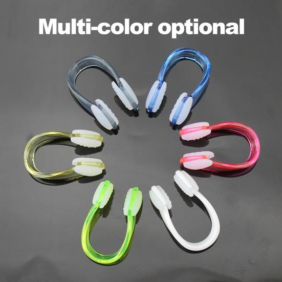 Swimming Nose Clip Non-slip WaterProof with Storage Box Anti-choking Water Silicone Kids Adults Swimming Nose Clip Swim Supply