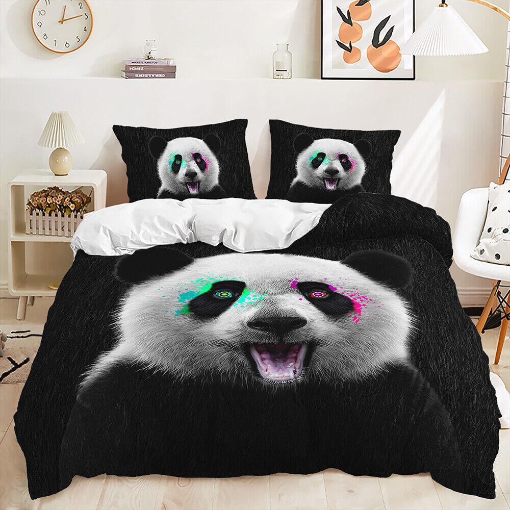 Floral Tiger Horse Cat Bulls Animal Print Home Decor Doona Duvet Quilt Cover Set