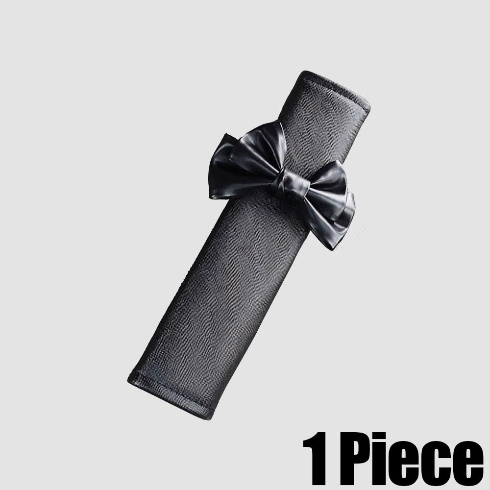 1pc Bow Tie Shoulder Pad Car Seat Belt Small Interior Decoration Protection Cartoon Creative Insurance Cover Car Accessories