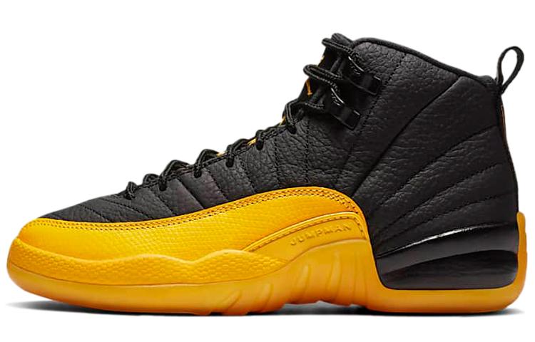 Jordan 12 Retro Black University Gold GS 153265-070 36.5