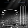 4pcs Car Door Handle Bowl Scratch Protective Stickers Universal Invisible Car Sticker Bumper Anti-collision Protection