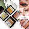 Misiou Beauty Five -colored Stripes Do Not Faint Eye Shadow Five -color Pearl Light High Glitter Colorful Eye Shadow Plate