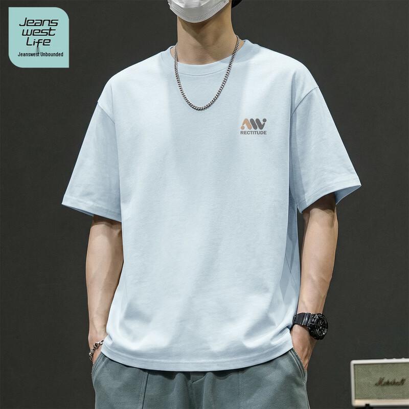 JEANSWEST LIFE Men s Pure Cotton Round Neck T-Shirt XL