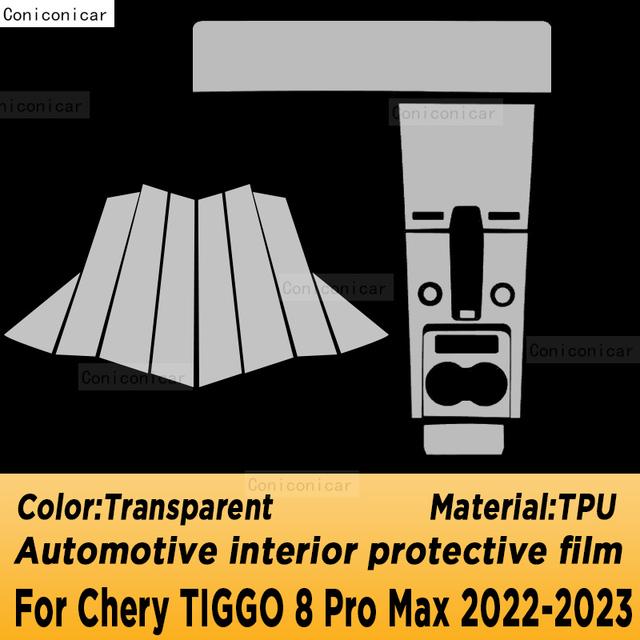 Autozubehör für Chery Tiggo 8 Pro Max Center Console Schutzfolie Getriebe Panel Aufkleber Anti-Scratch-Schutz