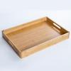 RuHan Japanese Style Bamboo Round Corner Tray