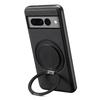 DENIOR A14 For Google Pixel 7 Pro 5G Magnetic Case Rotary Kickstand Leather PC TPU Phone Cover
