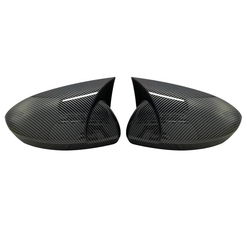 Bat Design Mirror Cover for Megane 4 IV Renault 2016-2025 Car Accessories Piano Black Tuning Auto Sport Bat Design RS Side