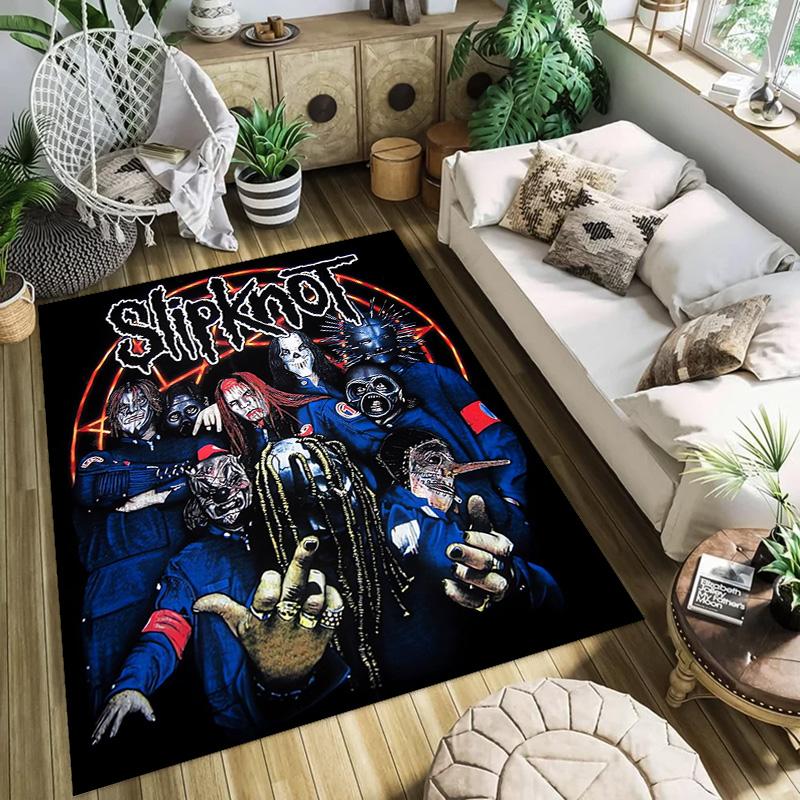 Slipknot: Chaos Rebellion carpet printing Suitable for all seasons Dormitory decoration Christmas gifts Bathroom mat