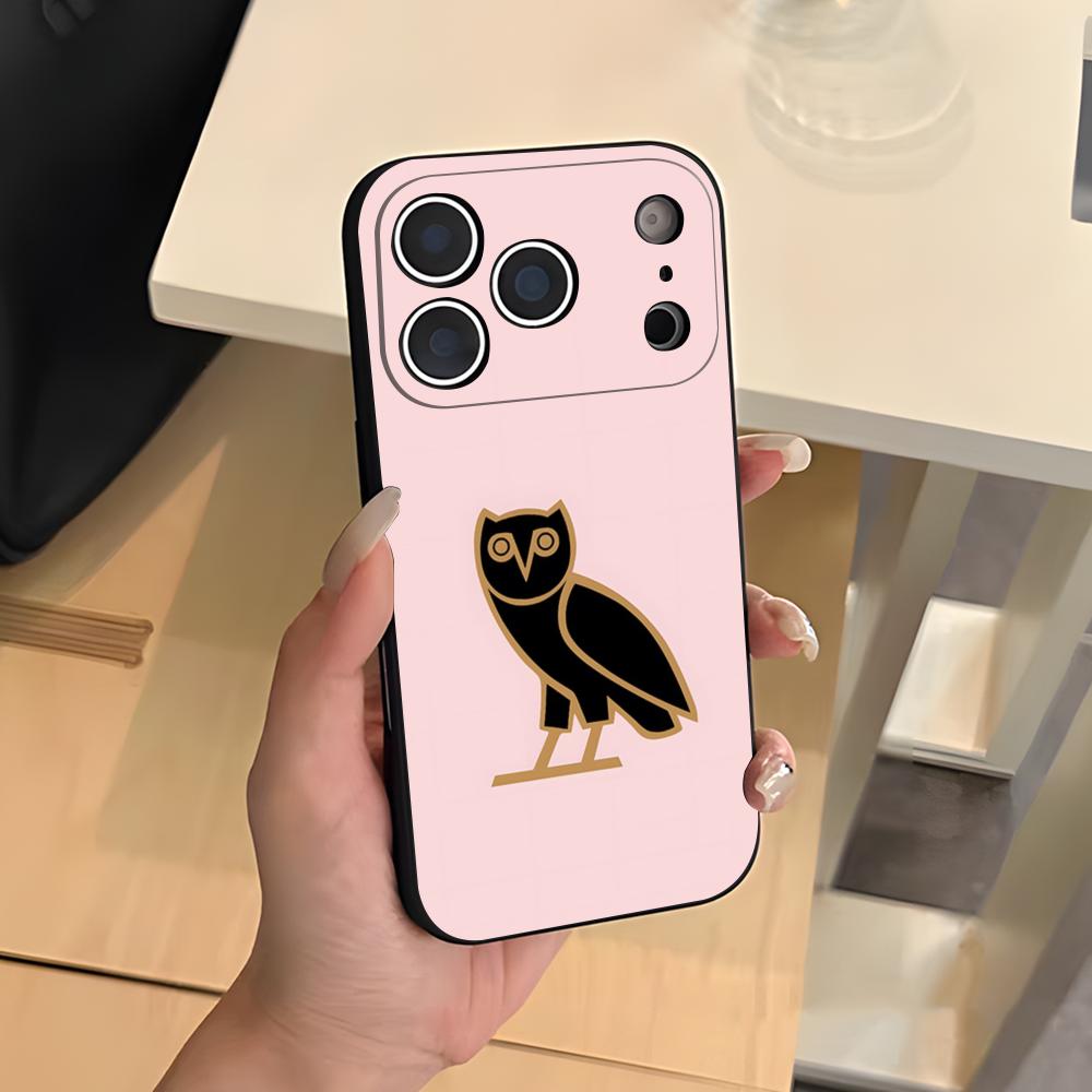 Drake O-OvO OWL Singer Phone Case For IPhone 17 Air 16 E Pro Max 15 14 13 Mini 12 Pro 11 Max Plus Black Soft Shell