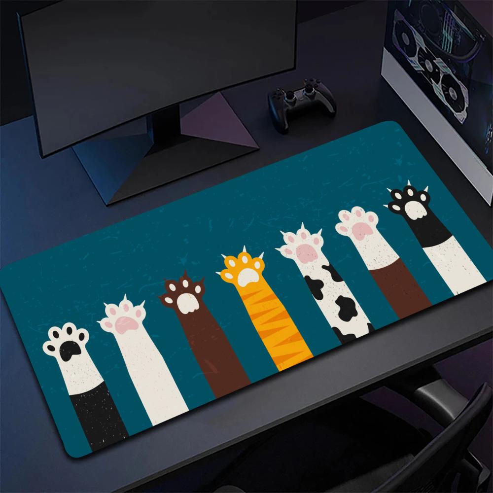 Cool greative cat Mouse Pad Office Mouse Pad with Wrist Support Games Desk MattNonSlip desk matGaming Mouse pads playmat