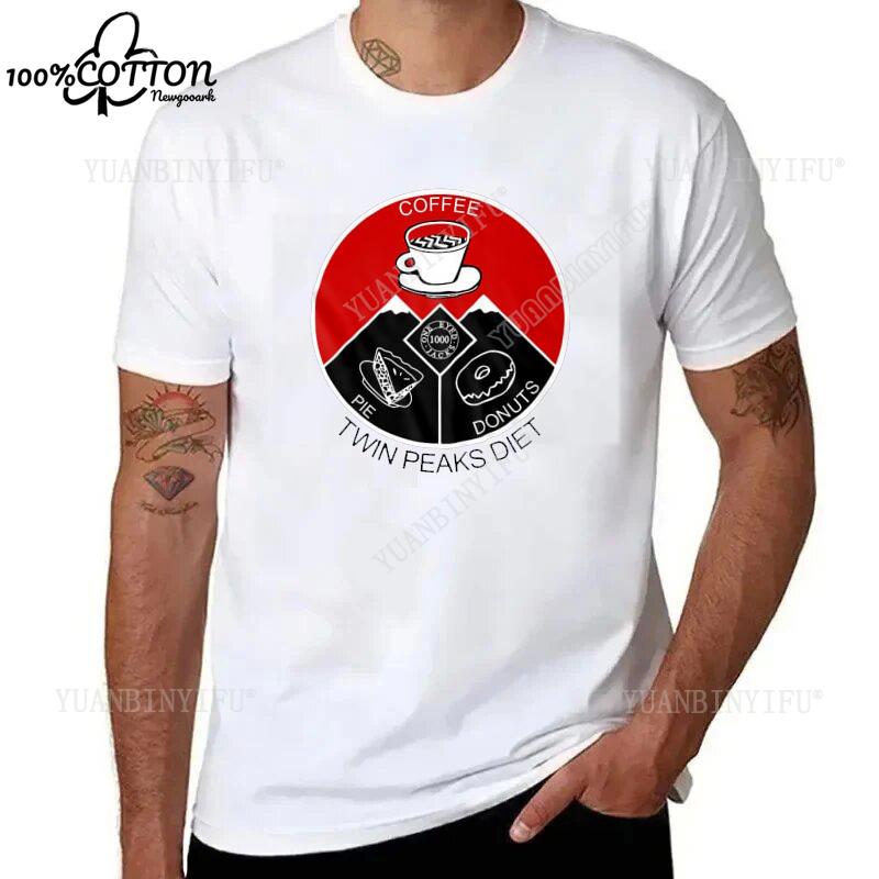 Leisure Classic Film TWIN PEAKS Printed Cotton T-shirt Top Unisex Short Sleeve Short-sleev O-neck Streetwear S-6XL