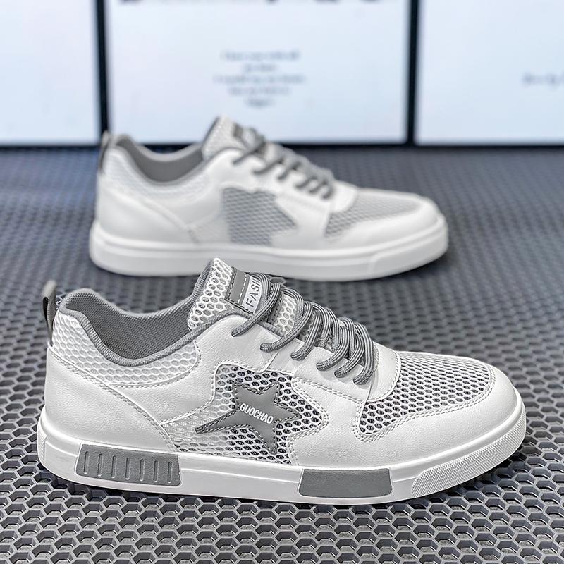 Men’s Sports Shoes Summer Breathable Casual Skateboard Shoes Plus Size Running Sneakers Shoes for Students