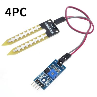4PC DIY Smart Car Smart Electronics Detekce vlhkosti půdy Modul snímače vlhkosti pro vývojovou desku