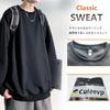 Culeevp Manga Comprida Plus Sólido Waffle Elegante Moletom Preto Masculino, Tamanho, Estampa, Moletom com Capuz Outono/Inverno, (Tamanho L)