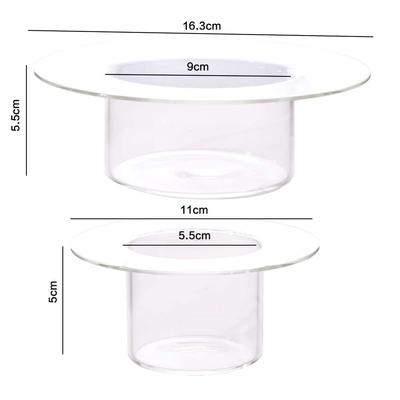 Dessert Tool Transparent Glass Bowl Decorative Household Yogurt Bowl Straw Hat Shaped Juice Cup Breakfast