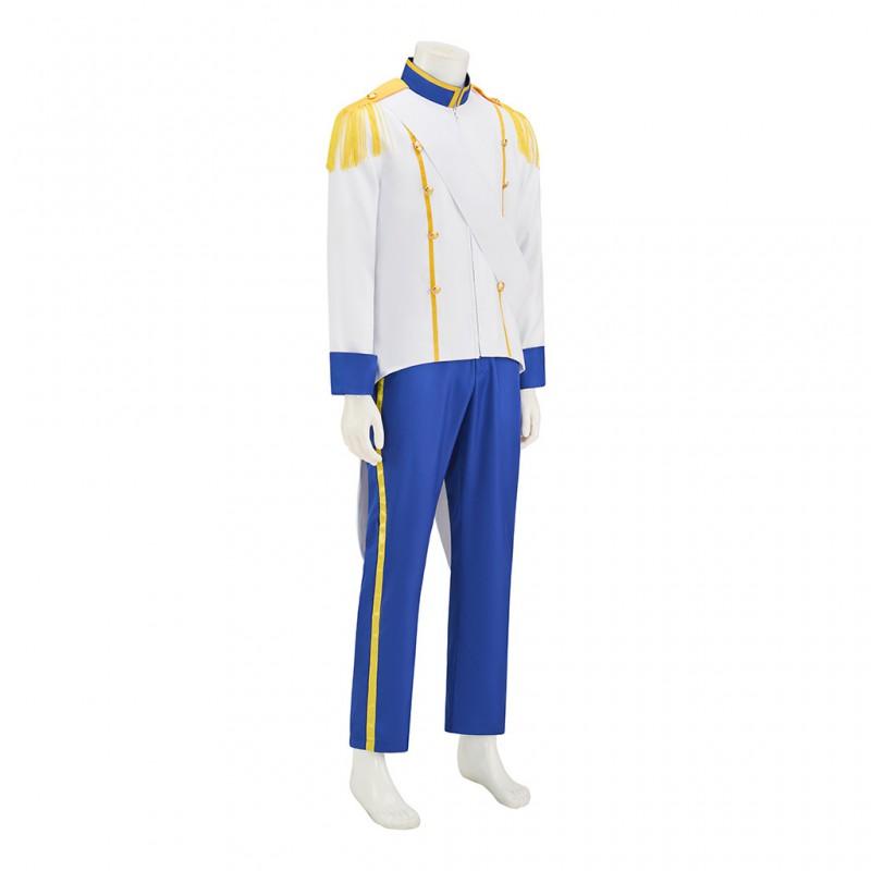 Ariel Prince Eric Cosplay Costume Halloween Party Outfit Men 18 Street Style Long Pants Jacket Set S-XXL