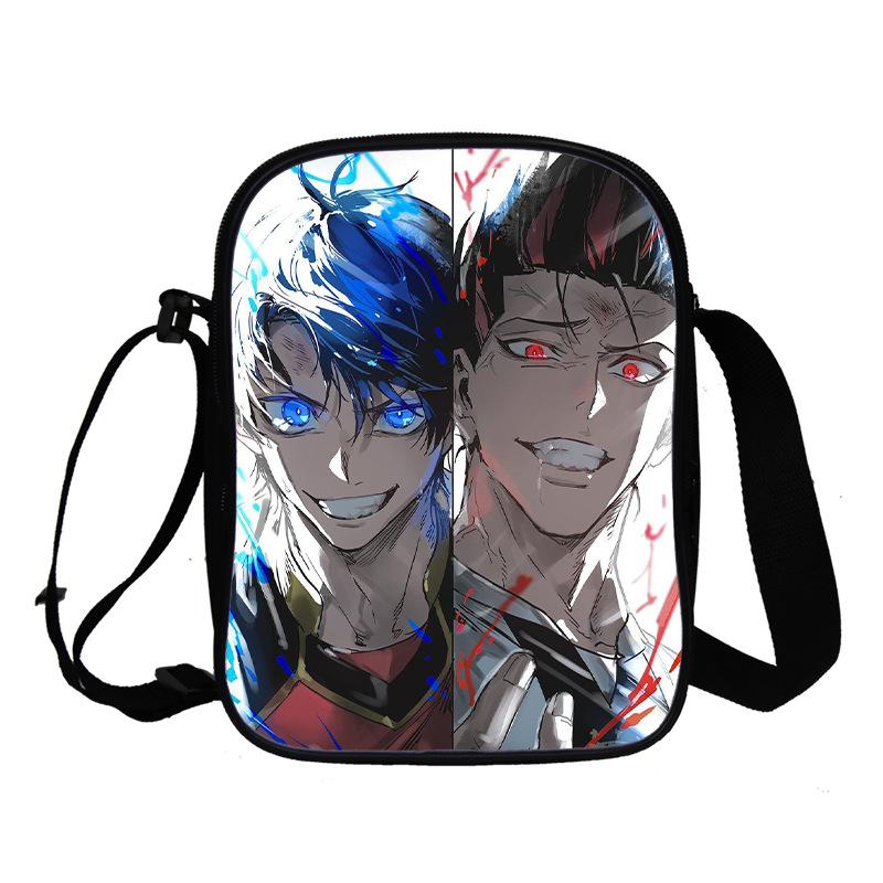 Neue Blaue Gefängnis Animation Peripherie 3D Vollfarbdruck Tragbare Umhängetasche Teenager Crossbody Tasche